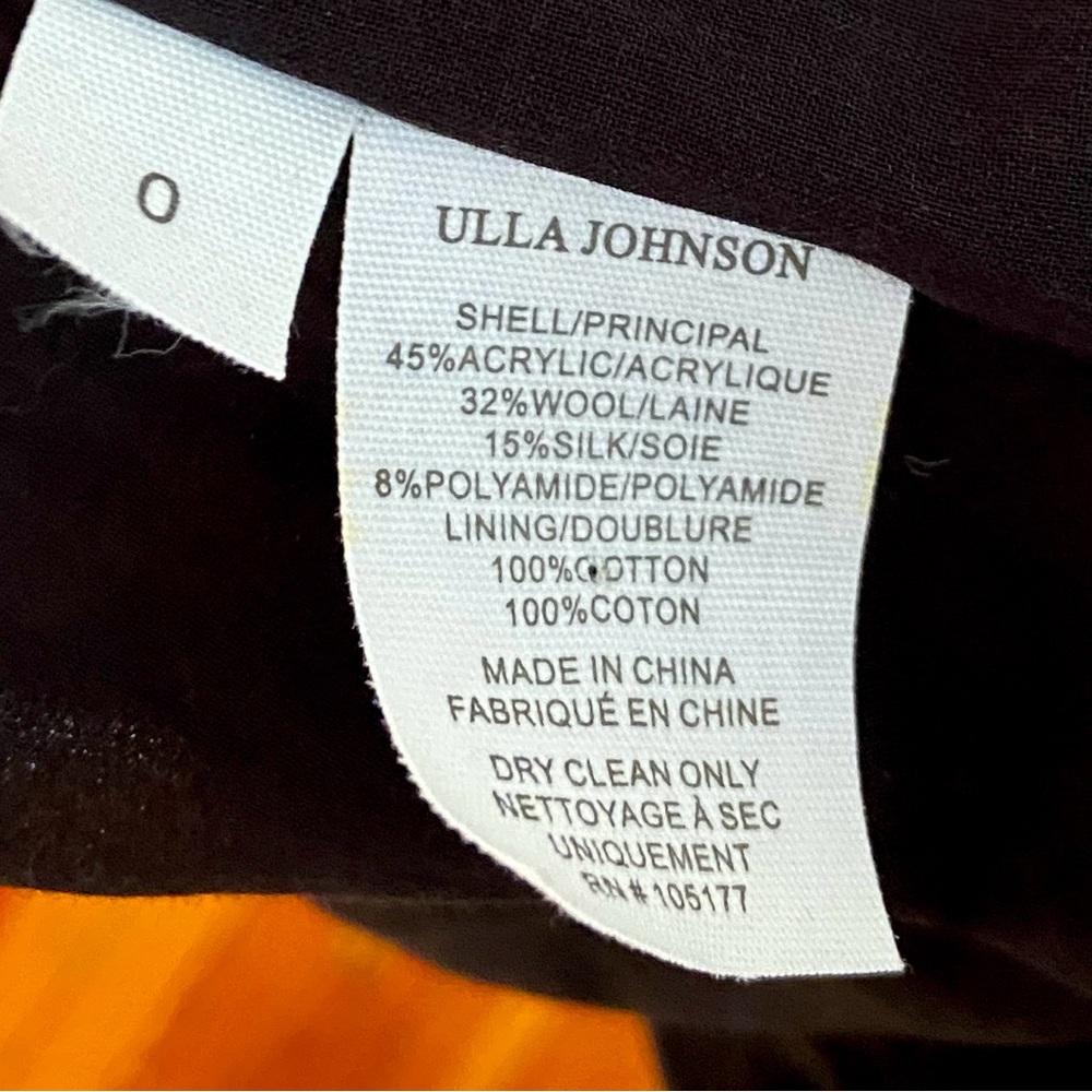 $1,600 Ulla Johnson Runway Francoise Green Wool Silk Smocked Gown - Picture 14 of 14